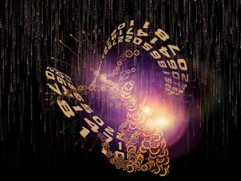 Synergies of Data Set Stock Illustration