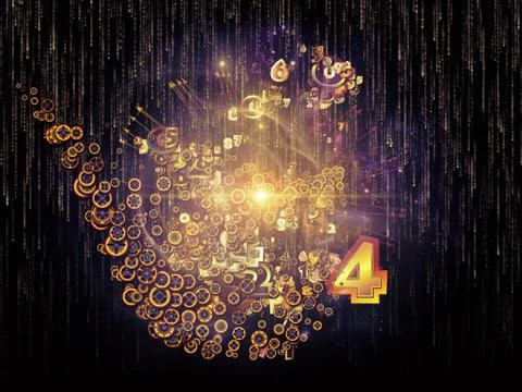 Synergies of Data Set Stock Illustration