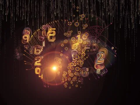 Synergies of Data Set Stock Illustration