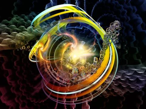 Synergies of Design Element 스톡 일러스트