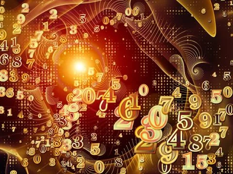 Synergies of Digital Information Stock Illustration