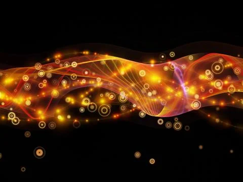 Synergies of Dynamic Network Illustrazione stock