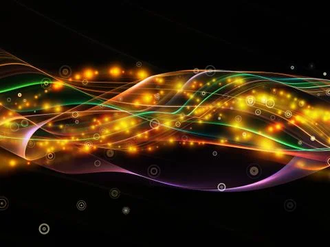 Synergies of Dynamic Network Illustrazione stock