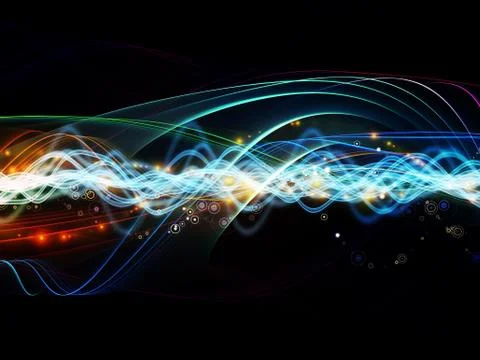 Synergies of Dynamic Network 스톡 일러스트