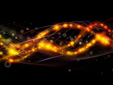 Synergies of Dynamic Network Illustrazione stock