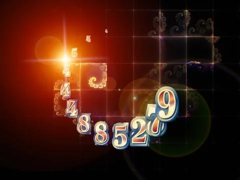 Synergies of Geometry Stock Illustration