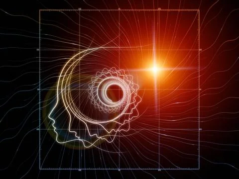 Synergies of Geometry Stock Illustration