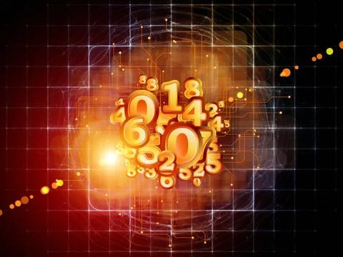 Synergies of Geometry Stock Illustration