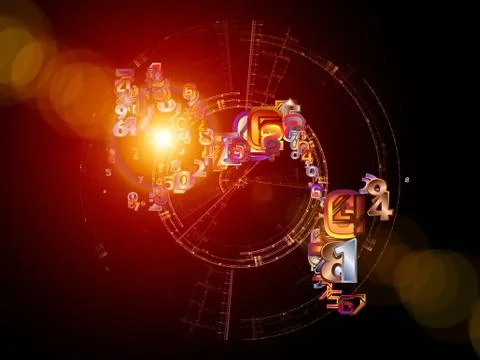 Synergies of Geometry Stock Illustration