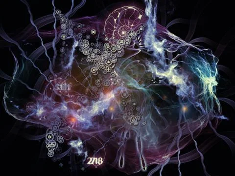 Synergies of Math Visualization 스톡 일러스트