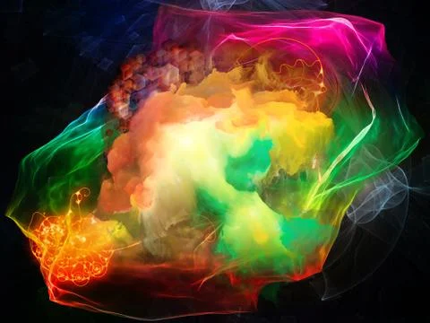 Synergies of Math Visualization 스톡 일러스트