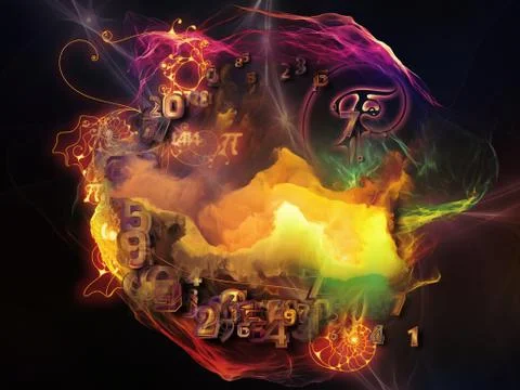 Synergies of Math Visualization 스톡 일러스트