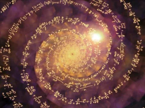 Synergies of Math Vortex Stock Illustration