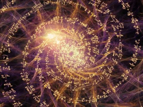 Synergies of Math Vortex 库存插图