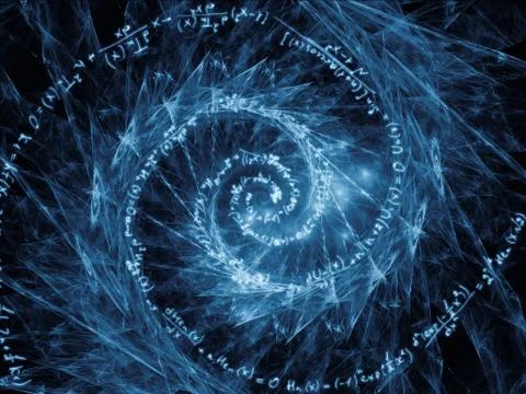 Synergies of Math Vortex 库存插图