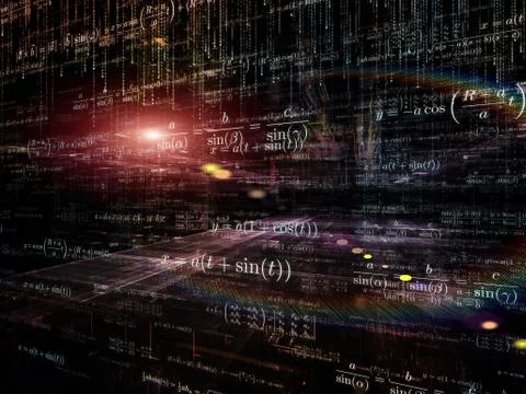 Synergies of Mathematics Stock Illustration