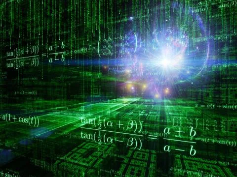 Synergies of Mathematics Stock Illustration