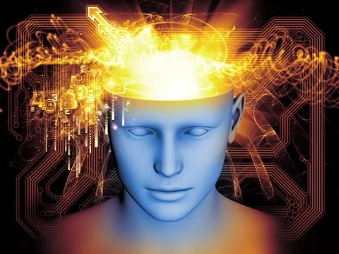 Synergies of the Mind Illustrazione stock