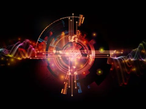 Synergies of Network Stock Illustration