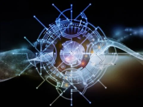 Synergies of Network Stock Illustration