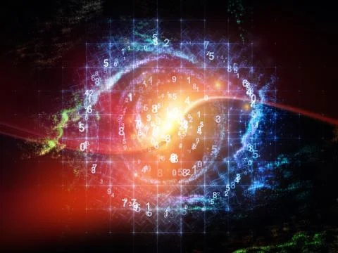 Synergies of Numbers 스톡 일러스트