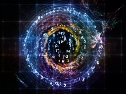Synergies of Numbers Stock Illustration