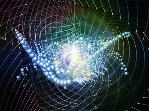 Synergies of Particles 스톡 일러스트