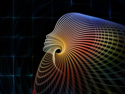 Synergies of Soul Geometry Illustrazione stock