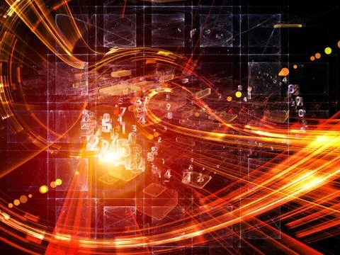 Synergies of Technology Stock Illustration