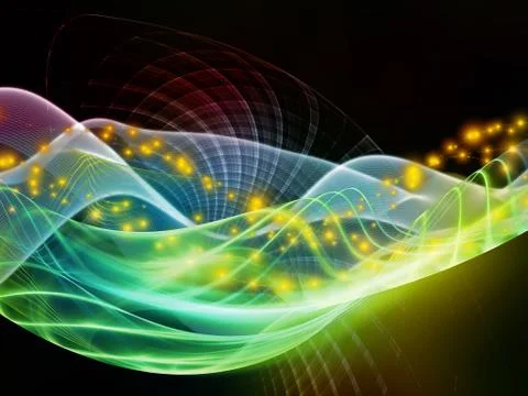Synergies of Virtual World Illustrazione stock