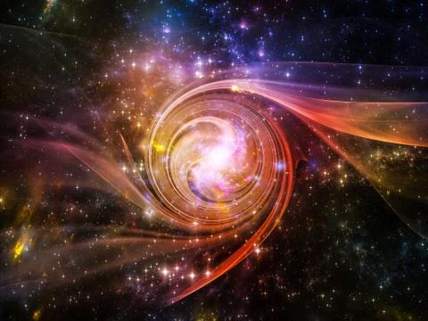 Synergies of Vortex Illustrazione stock