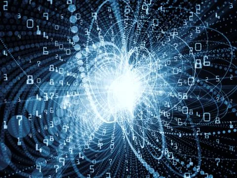 Synergies of Wave Particle Stock Illustration