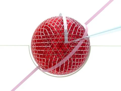 Synergy Abstract Objects Isolated on white background イラスト素材