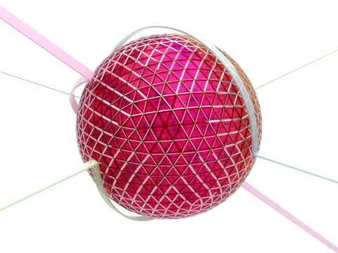 Synergy Abstract Objects Isolated on white background イラスト素材