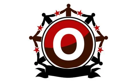 Synergy Logo Initial O Stock-Illustration