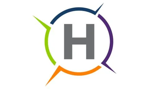 Synergy Solution Process Letter H Stock-Illustration