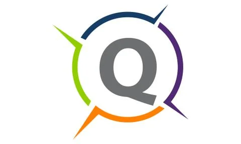 Synergy Solution Process Letter Q Stock-Illustration