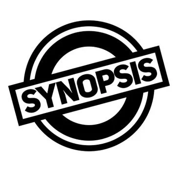Synopsis black stamp Stock Illustration