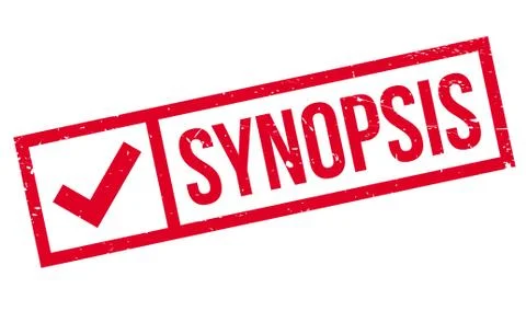 Synopsis rubber stamp Stock Illustration