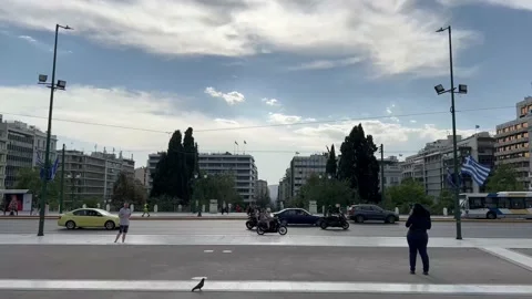 Syntagma Square, Athens Stock Footage 201380835