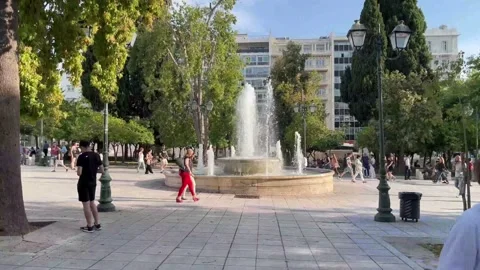 Syntagma Square, Athens Stock Footage 201380859