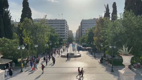 Syntagma Square, Athens Stock Footage 201380868