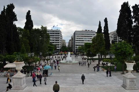 Syntagma square Stock Photos