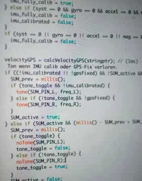 Syntax source code code programming language C program informatics programming Stockfoto's