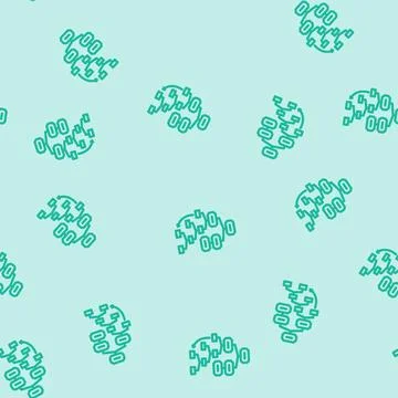 Syntax tree natural language processing nlp line vector seamless pattern イラスト素材