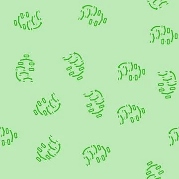 Syntax tree natural language processing nlp glyph vector seamless pattern 스톡 일러스트