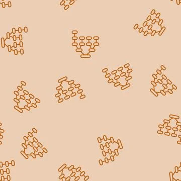 Syntax tree nlp line seamless pattern イラスト素材