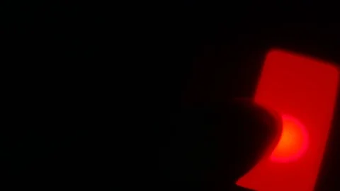 Synth Bass in The Dark With Glowing Lights Stock Footage 71478578