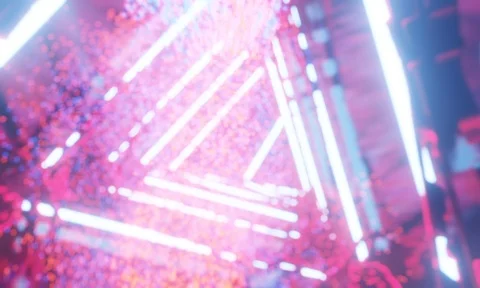Synth House Pop Music Visualization Triangles Seamless Stock-Footage 118605844