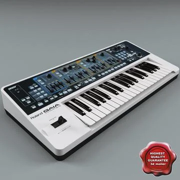 Synth Roland sh01 3D Model
